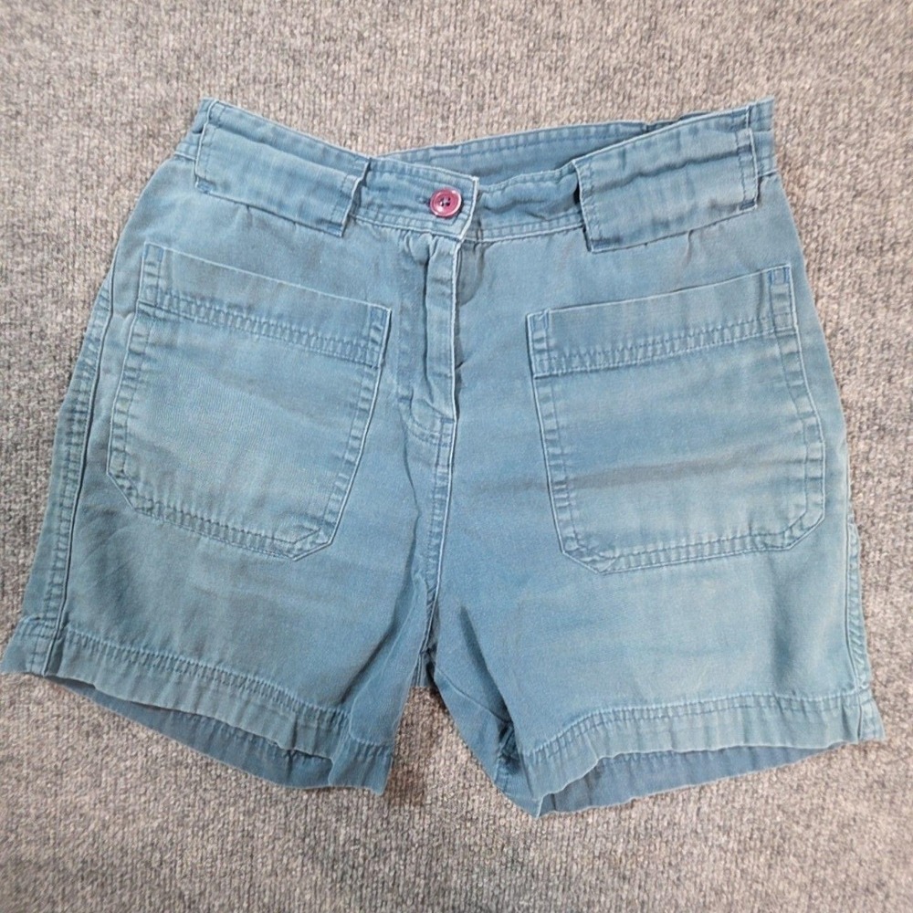 Cotopaxi Shorts Mens Small Blue Canvas Chino Elastic Waist Outdoor Pockets